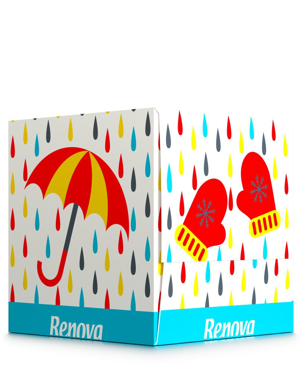 Mouchoirs en Boite &ldquo;Sound of Rain&rdquo;